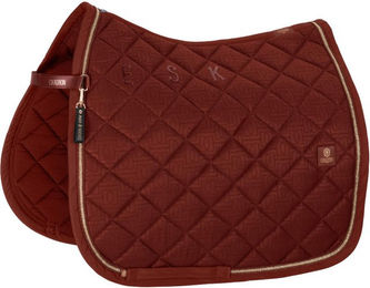 Eskadron Heritage Schabracke Jacquard Pony Dressur merlot – Bild 1 von 1
