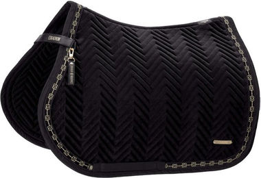 Eskadron Heritage Schabracke Velvet Dressur Schwarz Größe Pony – Bild 1 von 1