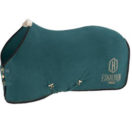 Produktbild von Eskadron Heritage Shetty Abschwitzdecke für Pferde in Vintage Green Größe XS