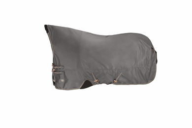 Eskadron Heritage Weidedecke Beta 1680 mit Fauxfur in Earl Grey Grau 1,45 m – Bild 1 von 3