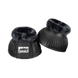 Eskadron Hufglocken Eva Faux Fur aus Kunststoff in Schwarz Größe XL – Bild 1 von 2
