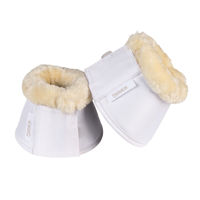 Produktbild von Eskadron Hufglocken Gamaschen aus Neopren mit Faux Fur in Weiß Größe M