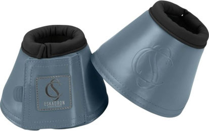 Eskadron Hufglocken Softslate Classic Sports FS25 Sprungglocken Steel Blue XL – Bild 1 von 1