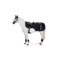 Produktbild von Eskadron New Basic Ausreitdecke Softshell mit Fleece-Futter und Reflex in Schwarz Größe S
