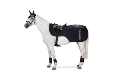 Produktbild von Eskadron New Basic Ausreitdecke Softshell mit Fleece-Futter und Reflex in Schwarz Größe XL