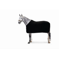 Produktbild von Eskadron New Basic Fleece Abschwitzdecke für Pferde Schwarz 135 cm