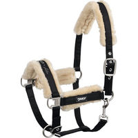 Produktbild von Eskadron New Basic Glossy Faux Fur Halfter aus Kunstleder