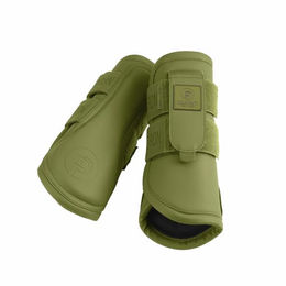Produktbild von Eskadron Pferde Gamaschen Faux Leather Moss Green Platinum 2024 Größe XL