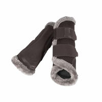 Produktbild von Eskadron Pferde Gamaschen Mesh Faux Fur Shetty Braun