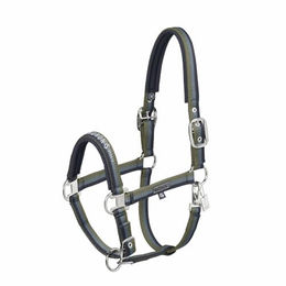 Produktbild von Eskadron Pferdehalfter Classic Sports Double Pin Navy Steel Blue Dusty Olive Größe V