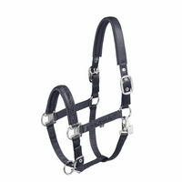 Produktbild von Eskadron Pferdehalfter Classic Sports Jewel Double Pin Leder Navy Größe Pony