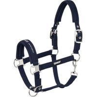 Produktbild von Eskadron Pferdehalfter Softshell Nylonhalfter Double Pin Buckle Nightblue Weite W