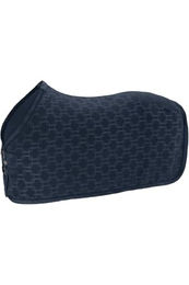 Produktbild von Eskadron Platinum Abschwitzdecke Fleece Stamp Chain Blau Größe M - 1 Stk.