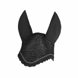 Produktbild von Eskadron Platinum Fliegenohren für Ponys aus Baumwolle Schwarz