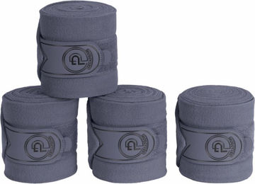 Eskadron Platinum Gamaschen aus Fleece für Pferde in Blau und Grau – Bild 1 von 2