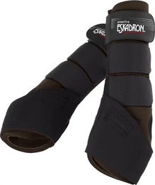 Eskadron Pro Active Hinterbeingamaschen aus Neopren in Schwarz oder Braun Größe L – Bild 1 von 1