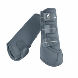 Produktbild von Eskadron Pro Dressage Gamaschen Beinschutz aus Neopren für Pferde Vollblut Steel Blue