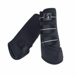 Produktbild von Eskadron Pro Dressage Gamaschen Beinschutz für Pferde Navy Blau Vollblut