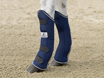 Eskadron Pro Traveller Transportgamaschen vorne Blau für Warmblut – Bild 1 von 1
