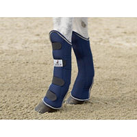 Produktbild von Eskadron Pro Traveller Transportgamaschen vorne Blau für Warmblut