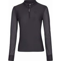 Produktbild von Eskadron Reitshirt REFLEXX Halb-Zip Longsleeve aus Tech-Jersey Grau Größe M
