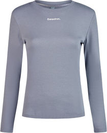 Eskadron Reitshirt Rib Classic Sports aus Baumwolle für Damen in Lila und Grau – Bild 1 von 2