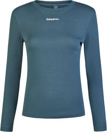 Eskadron Reitshirt Rib Classic Sports Blau Baumwolle Damen XXS – Bild 1 von 2