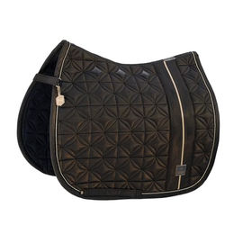 Eskadron Schabracke Big Square Glam Heritage für Ponys in Schwarz aus Baumwolle – Bild 1 von 2