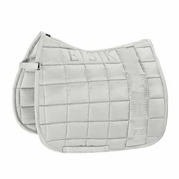Produktbild von Eskadron Schabracke Big Square Glossy Platinum in Pearlgrey mit Silikon Grip
