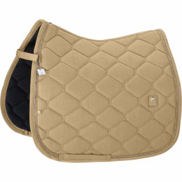 Eskadron Schabracke Bouclé Crystal Classic Sports für Warmblut in Beige und Gold – Bild 1 von 3