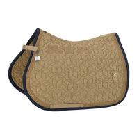 Produktbild von Eskadron Schabracke Classic Sports Glossy Jewel Contrast für Warmblut in Gold Braun Beige