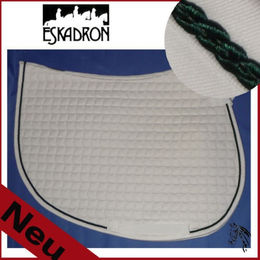 Eskadron Schabracke Cotton aus Baumwolle Weiß Grün – Bild 1 von 4