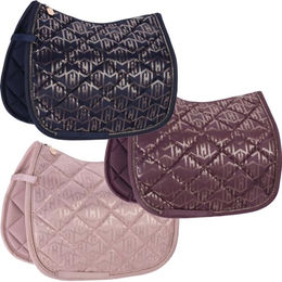Eskadron Schabracke Glossy Heritage Dressur Warmblut Cassis mit Silikon – Bild 1 von 2