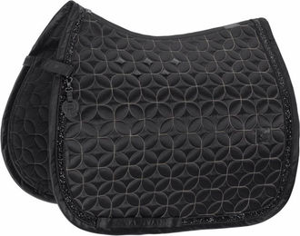 Eskadron Schabracke Mattgloss Contrast Jewel Platinum Schwarz aus Kunstleder – Bild 1 von 1