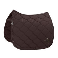 Produktbild von Eskadron Schabracke Platinum Softshell Emblem Dressur Dunkelbraun Warmblut/WB