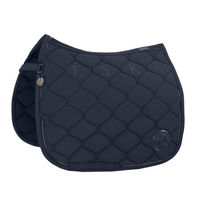 Produktbild von Eskadron Schabracke Platinum Softshell Emblem Dunkelblau Warmblut/WB