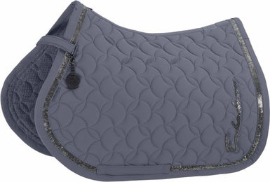 Eskadron Schabracke Pro Soft Glitter Platinum aus Kunstleder in Silber Blau Grau – Bild 1 von 1
