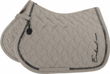 Eskadron Schabracke Pro Soft Glitter Platinum für Warmblut in Silber und Grau – Bild 1 von 1