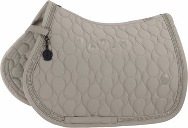 Eskadron Schabracke Sparkle Jewel Platinum für Warmblut in Silber Grau Beige aus Kunstleder – Bild 1 von 1