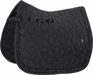 Eskadron Schabracke Sparkle Jewel Platinum Schwarz Silber Kunstleder Größe M – Bild 1 von 1