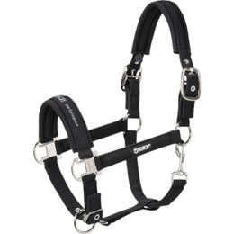 Eskadron Softshell Nylonhalfter Double Pin Buckle Schwarz für Warmblut – Bild 1 von 3