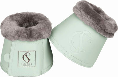 Eskadron Sprungglocken Gamaschen Softslate Fauxfur Neopren Grün Größe S – Bild 1 von 2