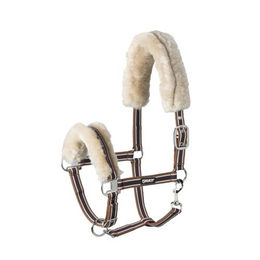 Eskadron Standard Halfter Lambskin Pin Buckle aus Leder für Ponys in Braun – Bild 1 von 2