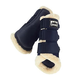 Produktbild von Eskadron Tendon Soft Mesh Fauxfur Gamasche Weiß Größe M