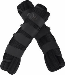 Eskadron Transportgamaschen Mesh AirTex Platinum aus Kunstleder Schwarz für Warmblut – Bild 1 von 1