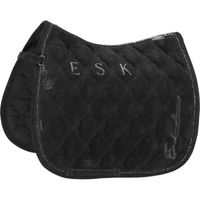 Produktbild von Eskadron Velours Chrystal Plat.25 Sattelzubehör Schwarz VS