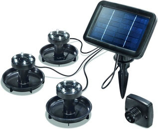 Esotec Solar Unterwasserstrahler Splash Teichbeleuchtung 3er Set IP68 – Bild 1 von 2