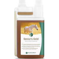 Produktbild von ESS Supplements Senior's Gold Ergänzungsfutter für Pferde Senior zur Unterstützung von Gelenken, Herz, Nieren und Immunsystem 1000ml