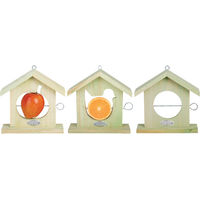 Produktbild von Esschert Design Apfelhäuschen Vogelhaus aus Holz in Natur und Braun