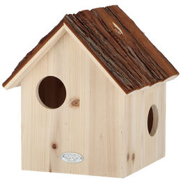 Esschert Design Eichhörnchenhaus aus FSC Tannenholz mit Rindendach – Bild 1 von 3